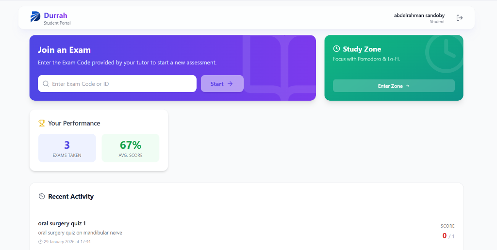 Student Dashboard